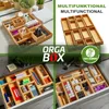 ORGA-BOX 12-teiliges BAMBUS Schubladen Ordnungssystem Produktbild-Vorschau 4