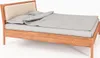 Bett Zola 3 Kernbuche massiv 90x200 mit Polsterkopfteil und Produktbild-Vorschau 3