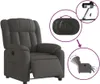 vidaXL Relaxsessel Elektrisch Dunkelgrau Stoff Produktbild-Vorschau 6
