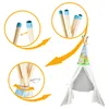 Malplay Kinderzelt mit motiv Elefant Tipi-Zelt |100x100x150 Produktbild-Vorschau 5