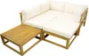Loungeset 4 -Sitzer bestehend aus: Sessel, Hocker, Tisch Produktbild-Vorschau 4