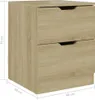 vidaXL Nachttisch Sonoma-Eiche 40x40x50 cm Spanplatte Produktbild-Vorschau 6