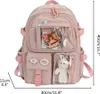 Kawaii batoh, velká kapacita, batoh s roztomilým medvědem Náhled obrázku produktu 3