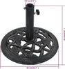Sonnenschirmständer Schwarz Bronze 9 kg 40 cm Gusseisen Produktbild-Vorschau 8
