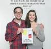 Mr. & Mrs. Panda Bild Toast Marmelade DIN A4 - Weiß - Produktbild-Vorschau 4