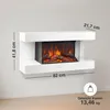 Elektrický krb KAMINIO LIZ - Elektrický nástěnný krb s Náhled obrázku produktu 6