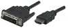 MANHATTAN HDMI auf DVI-Kabel, HDMI-Stecker auf DVI-D, 1m Voir les images du produit 1