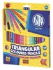 Crayons triangulaires 24 couleurs Astra Voir les images du produit 5