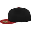 Flexfit 210 Premium Flat Flatcap L/XL schwarz/rot Náhľad obrázku produktu 4