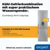 Exquisit Kühl-Gefrier-Kombination, Kühlschrank mit Produktbild-Vorschau 2