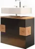 A product shot of a bathroom vanity with a sink and faucet. Anteprima dell’immagine prodotto