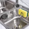 INF Samoprzylepny uchwyt na gąbkę - Haczyki do zlewu Czarny Podgląd zdjęcia produktu 4