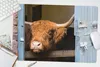 MuchoWow® Schreibtischunterlage Schottischer Highlander - Produktbild-Vorschau 5