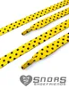SNORS bedruckte Schnürsenkel flach - PUNKTE GELB - 10mm - Produktbild-Vorschau 2
