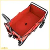 Sunshine roter Strandwagen faltbar Tourist Strand Camping Náhľad obrázku produktu 8