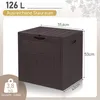 FCH Gartenbox Wasserdicht, 126L Kunststoff-Aufbewahrungsbox Produktbild-Vorschau 3