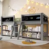 okwish Letto a castello 90×200 Mezza altezza, Letto per Anteprima dell’immagine prodotto 9