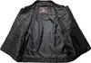 Herren Jeans Lederweste aus Rindsleder Weste Kutte Biker Produktbild-Vorschau 6