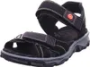 Rieker Damen Echtleder Sandalette schwarz, Damen:38 EU Produktbild-Vorschau 84