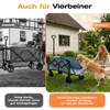 SUNULA Bollerwagen Faltbar mit Erweiterbarer Heckklappe – Produktbild-Vorschau 6