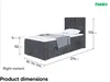 MEBLINI Boxspringbett mit Bettkasten - Gepolstert Produktbild-Vorschau 8