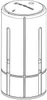 Testa termostatica Heimeier modello B bianco 2500-00.500 Anteprima dell’immagine prodotto 7