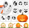 com-four® 14-teiliges Kürbis Schnitz-Set für Halloween - Produktbild-Vorschau 7