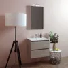 Mobile bagno con cassetti e lavabo ceramico + luce a led 60 Anteprima dell’immagine prodotto 1