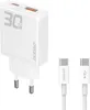 DUDAO Dudao A30EU Adapter 30Watt GaN 1xUSB-C 1xUSB-A USB-C Podgląd zdjęcia produktu 1