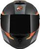 FC-Moto FF114B Casco Zeron, nero opaco/arancio, L Anteprima dell’immagine prodotto 3