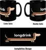 Longdrink-Tasse mit Dackel-Motiv, 300 ml, 9 cm hoch, Produktbild-Vorschau 4