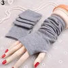 Damenmode Gestrickte Arm Fingerlose Lange Fissen Handgelenk Produktbild-Vorschau 6