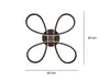 Trio - Deckenleuchte FLY - Schwarz - 0x0x7.5 cm Produktbild-Vorschau 4