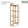 holz4home® Getränkekistenregal aus Bambus I 4 Kisten I Produktbild-Vorschau 7