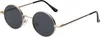 Herren Sonnenbrille Rund Form Designer 80er Modern Urlaub Produktbild-Vorschau 1