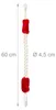 Relaxdays Türkordel 2er Set, Türstopper Klinke, 60 cm lang, Produktbild-Vorschau 12