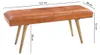 Banc SALIM cuir de chèvre / bois massif Banc 117x51x38 cm Voir les images du produit 13
