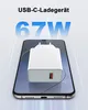USB C Ladegerät, Netzteil Stecker, Ladestecker, 67W Produktbild-Vorschau 2