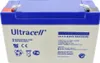 A white and blue Ultracell battery with text and symbols on its side. Produktbild-Vorschau