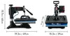 VEVOR Heat Press, 5-in-1 Wärmepresse, Maschine, 29 x 38 cm Produktbild-Vorschau 7