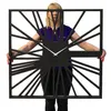 Orologio da parete Loft Square z226-1-2-x, 80 cm nero Anteprima dell’immagine prodotto 1