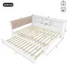 MODFU Schlafsofa 140x200 mit ausziehbarem Bett,Bettgestell Produktbild-Vorschau 7