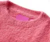 vidaXL Kinderpullover, gebreid, oudroze, maat 140 Productafbeelding-voorbeeld 2