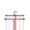 A close-up view of a pink clothes drying rack with a hook at the top, against a white background. Náhled obrázku produktu