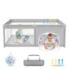 XMTECH Laufstall Baby 180x150cm, Laufgitter Baby Playpen Produktbild-Vorschau 14