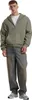 Hommes Urban Classics Fluffy Zip Hoody paleolive - XS Voir les images du produit 9