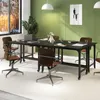Stůl COSTWAY na kolečkách, počítačový stůl 120x60x75 cm, Náhled obrázku produktu 3