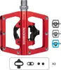 ROCKBROS pedali per bicicletta 2 in 1 SPD Anteprima dell’immagine prodotto 2