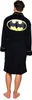 A person wearing a black Batman robe from behind. Podgląd zdjęcia produktu