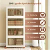 COSTWAY 280L Boîtes de rangement pliables avec couvercles, Voir les images du produit 6